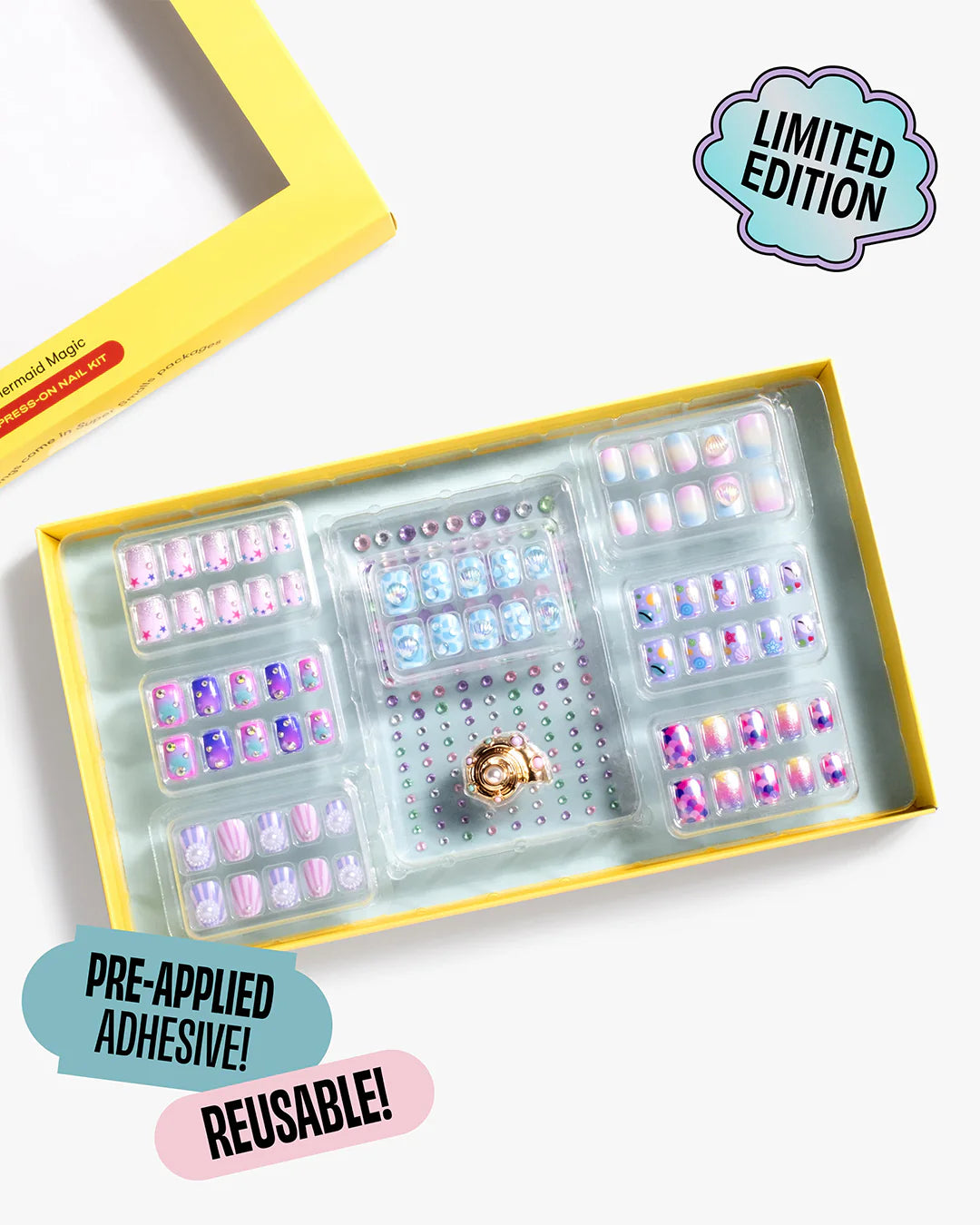 Super Smalls   Mermaid Press on Nails